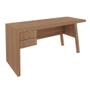 Mesa para Escritório com 2 gavetas ME4122 Amêndoa Tecnomobili Imagem de Mesa para Escritório com 2 gavetas ME4122 Amêndoa Tecnomobili