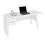 Imagem de Mesa para Escritório com 2 gavetas ME4122 Branco Tecnomobili