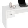 Imagem de Mesa para Escritório com 2 gavetas ME4122 Branco Tecnomobili