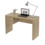 Imagem de Mesa para Escritório com 2 gavetas ME4123  Amêndoa - Tecno