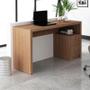 Imagem de Mesa para Escritório com 2 gavetas ME4130  Amêndoa - Tecno