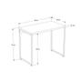 Imagem de Mesa Para Escritório e Home Office Industrial Aspen 90 cm C01 Carvalho Dark - Lyam Decor