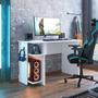 Imagem de Mesa para Escritório/Gamer e Estante para Livros 5 Prateleiras