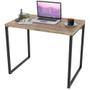 Imagem de Mesa Para Escritório Home Office Estilo Industrial Form C01 90 cm Carvalho - Lyam Decor