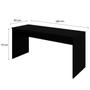 Imagem de Mesa para Escritório W15 160 Preto ônix - Compace