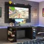 Imagem de Mesa Para Gamer e Painel - Preto