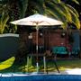Imagem de Mesa para Jardim 4 Lugares com Furo para Ombrelone Atto