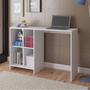 Imagem de Mesa Para Notebook Com 4 Nichos Artely Matrix Cor Branco