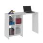 Imagem de Mesa Para Notebook Com 4 Nichos Artely Matrix Cor Branco