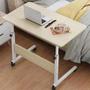 Imagem de Mesa para notebook computador com rodinhas altura ajustavel multifuncional jantar cama sala home office