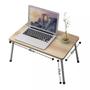 Mesa para notebook dobravel suporte multiuso home office cama sofa tablet apoio colo portatil marfim - Tempo Real Imagem de Mesa para notebook dobravel suporte multiuso home office cama sofa tablet apoio colo portatil marfim