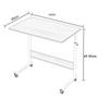 Imagem de Mesa para notebook multifuncional ajustável com rodinhas para cama