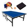 Imagem de MESA PING PONG MDF 18MM - KLOPF 1019 + KIT TÊNIS DE MESA - 5030 + Capa Impermeável