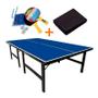 Imagem de MESA PING PONG MDF 18MM - KLOPF 1019 + KIT TÊNIS DE MESA - 5031 + Capa Impermeável