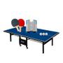 Imagem de MESA PING PONG MDF 25mm 1008 KLOPF C/ RODAS + Kit Completo 5091
