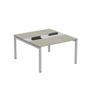 Imagem de Mesa Plataforma Dupla com Pé de Aço para Coworking 130x140/2p Pdc13/14/2p