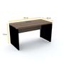 Imagem de Mesa plataforma inicial 120x60 pandin pe40 - walnut