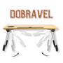 Imagem de Mesa Portátil Dobrável De Madeira Para Estudo notebook Cama