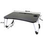 Imagem de Mesa portátil dobravel de mdf 59,5x39x27cm suporte para notebook