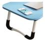 Imagem de Mesa portatil multiuso notebook dobravel azul