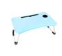 Imagem de Mesa portatil multiuso notebook dobravel azul