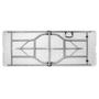 Imagem de mesa portatil NTK para Camping Robust 180cm - Branco
