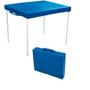 Imagem de Mesa pratica dobravel com banquetas azul mor 3403
