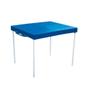 Imagem de Mesa pratica dobravel com banquetas azul mor 3403