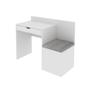 Imagem de Mesa Puff ME4168 Branco Tecnomobili