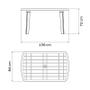 Imagem de Mesa Pvc Tramontina Retangular Camboriu 92302/010