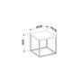 Imagem de Mesa Quadrada Cube M - Artesano