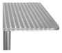 Imagem de Mesa Quadrada De Aluminio Brilhante 4 Lugares 70x70x72cm