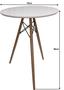 Imagem de Mesa Redonda 52cm Jantar Eiffel Tripé Mesinha Bar Barzinho pé bistro 95cm 