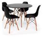 Imagem de Mesa Redonda Eiffel De Jantar 70cm + 4 Cadeira Eiffel Eames