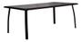 Imagem de Mesa Retangular De Alumínio Marrom 70x10x180 Cm - 6 Lugares