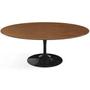 Imagem de Mesa Saarinen Oval 235x122 cm Madeira Base Preta