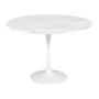 Imagem de Mesa Saarinen Redonda Espírito Santo 137cm - Base Branca