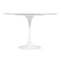 Imagem de Mesa Saarinen Redonda Espírito Santo 90cm - Base Branca