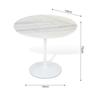 Imagem de Mesa Saarinen Redonda Espirito Santo Ø150cm Branco