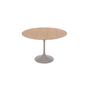 Imagem de Mesa Saarinen Tulipa Fendi - Tampo Redondo 137cm - Madeira Natural 