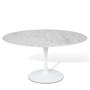 Imagem de Mesa Saarinen Tulipa Oval Carrara 137x90cm