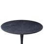 Imagem de Mesa Saarinen Tulipa Redonda 80Cm Tampo Marmorizado Preto