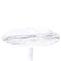 Imagem de Mesa Saarinen Tulipa Redonda Mármore Artificial 80Cm Branco