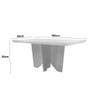 Imagem de Mesa Sala De Jantar Evora 180cm Em Mdf E Vidro
