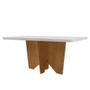Imagem de Mesa Sala De Jantar Evora 180cm Em Mdf E Vidro