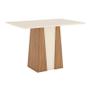 Imagem de Mesa Sala de Jantar Orus 1200 Nature/Nature/Off White - Henn