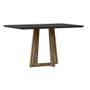Imagem de Mesa Sarah 135x90cm - Amêndoa/Preto