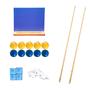 Imagem de Mesa Sinuca Bilhar MDF 1,85x1,07 com kit Procópio - Azul