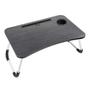 Imagem de Mesa Suporte Para Notebook Mdf Multiuso Dobrável Cama Sofá