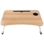 Imagem de Mesa Suporte Para Notebook Mdf Multiuso Dobrável Cama Sofá